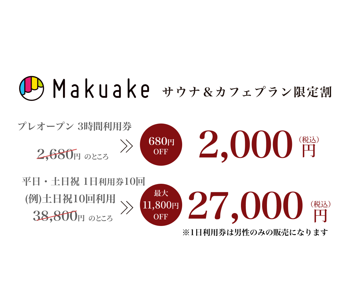 クラウドファンディング限定プラン